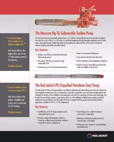 빨간색 재킷과 상자가 포함된 전기 고압 디젤 수중 연료 펌프